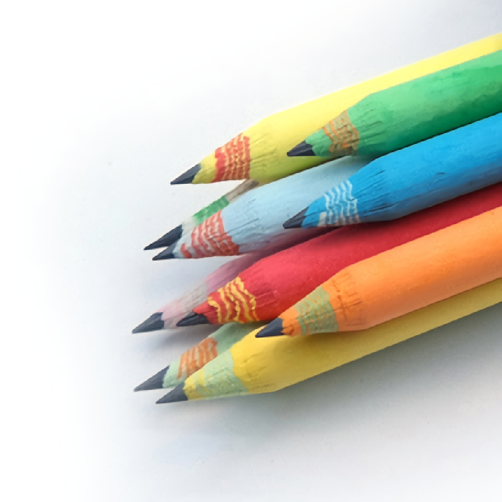 Zebra Pencil 5 pcs x 4 Sets With Paper Tube Case