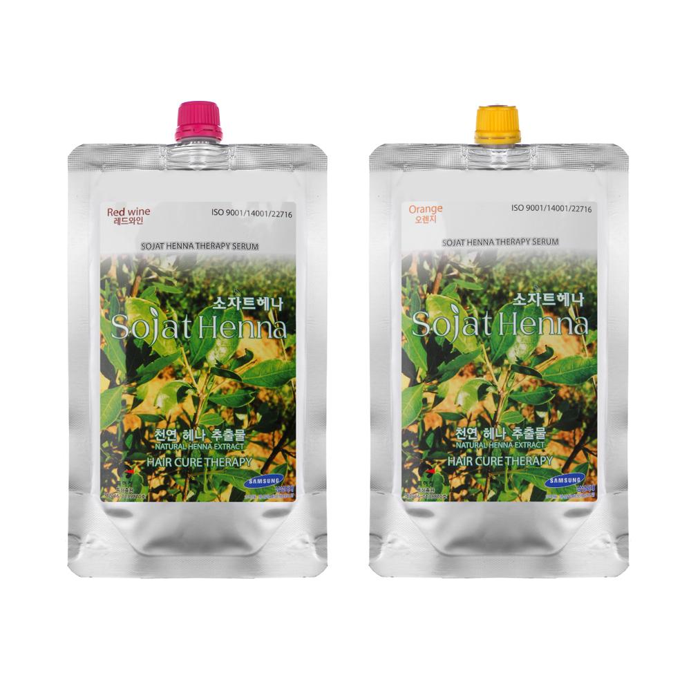 Henna Therapy Serum Color Red Wine / Orange 300g
