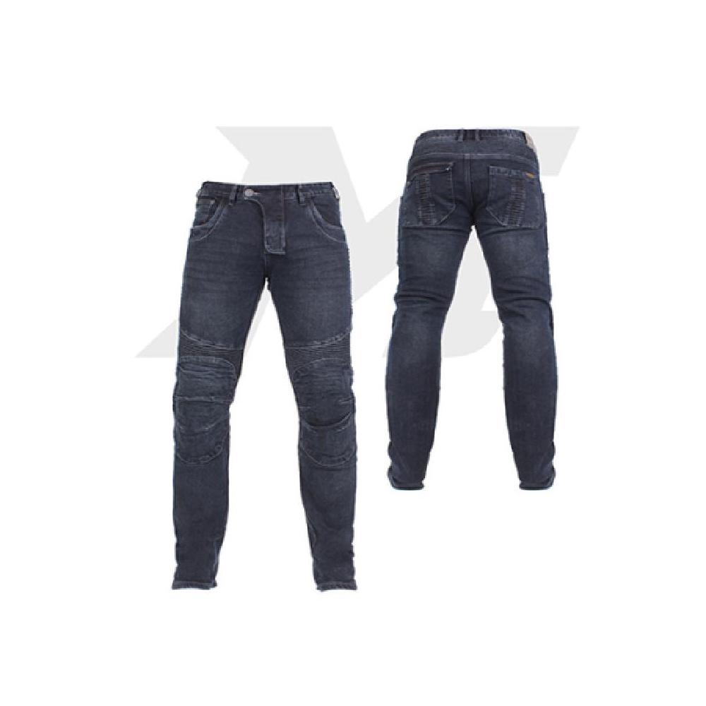 BBJ JEDI M Rider Blue Jean Unique Design Skinny Denim Hip / Knee Pad Fashion New