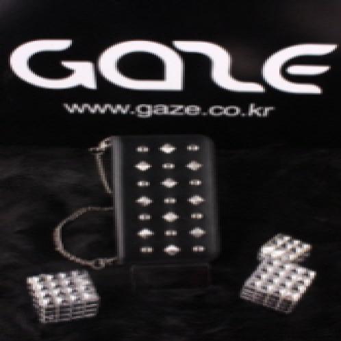 Gaze Glitter OX iphone5 genuine leather phone case by handmade 