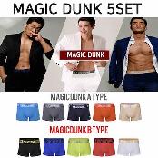 MAGIC DUNK Male Functional Underwear 5 pieces set Type A  Type B