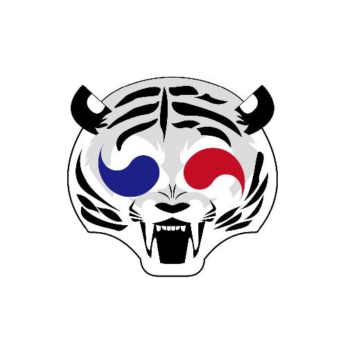 Trendy and comfortable, semi-permanent and water-proof Korea tiger mask 'Aeta' for entertainment