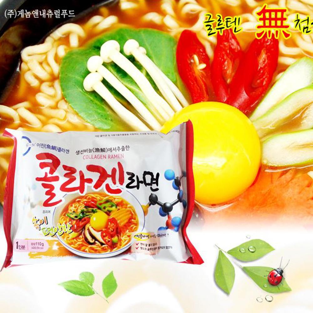 Korea Ottogi instant noodle manufacture COLLAGEN NOODLE