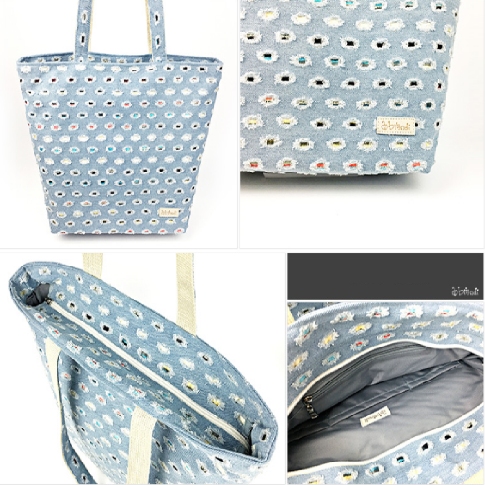 Denim Shopper Bag+