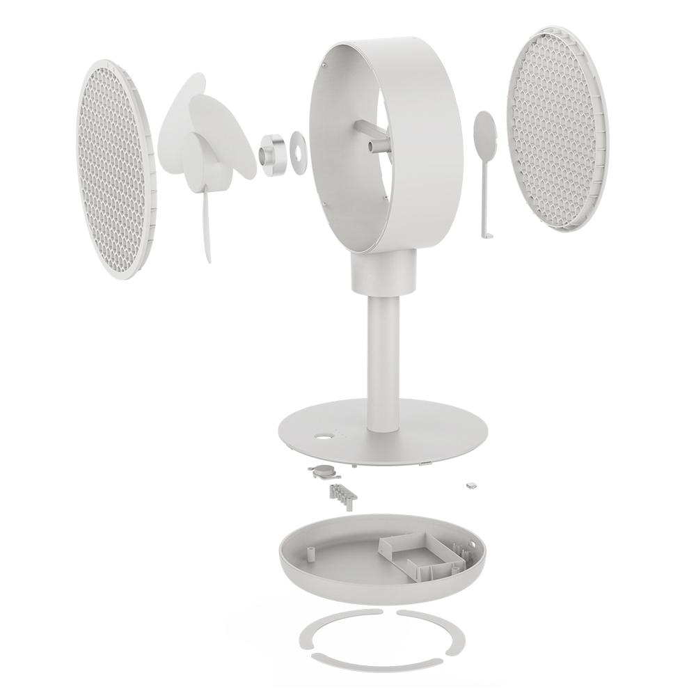 Honeycomb net desk fan - 6 inch