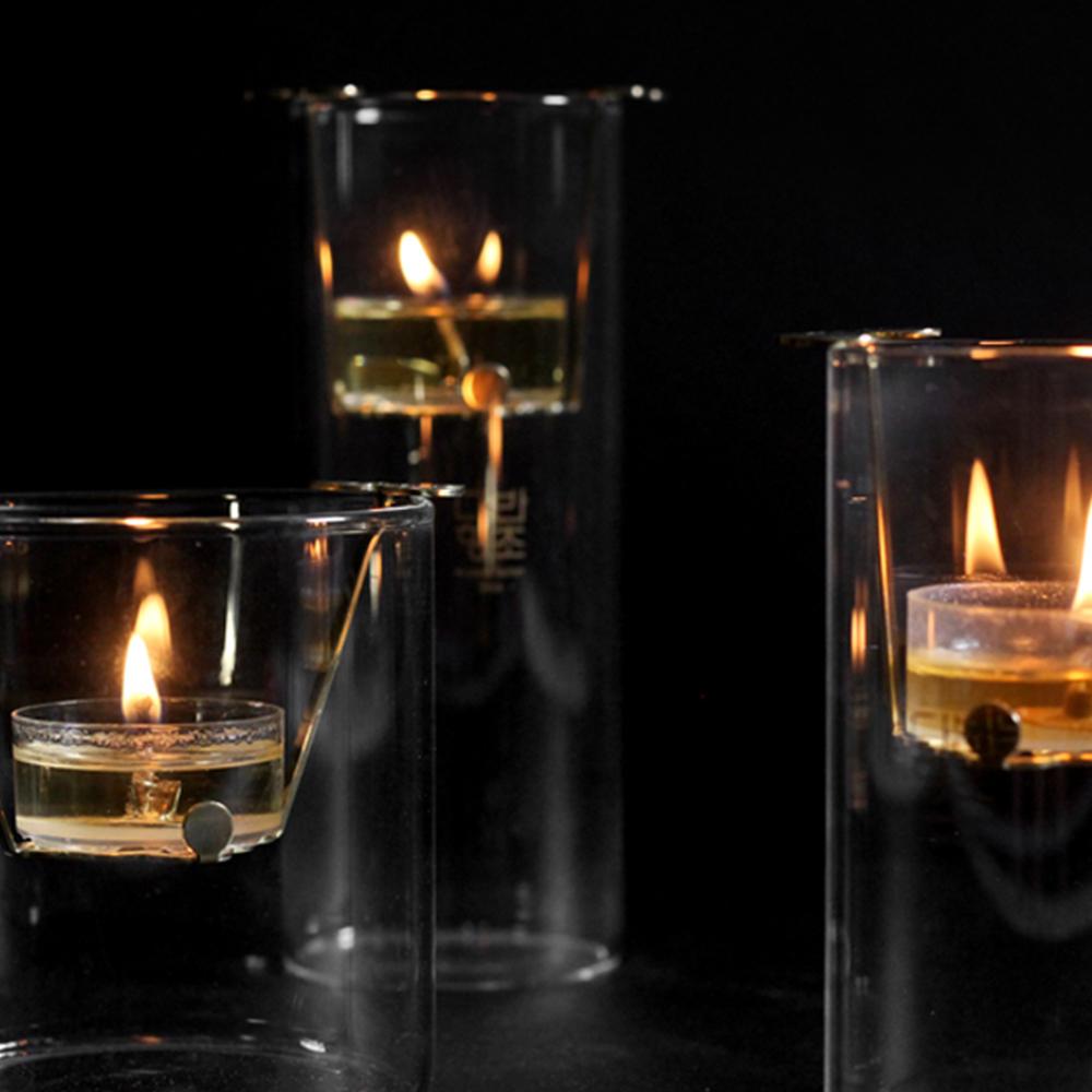 oriental incense T-light candle burner set