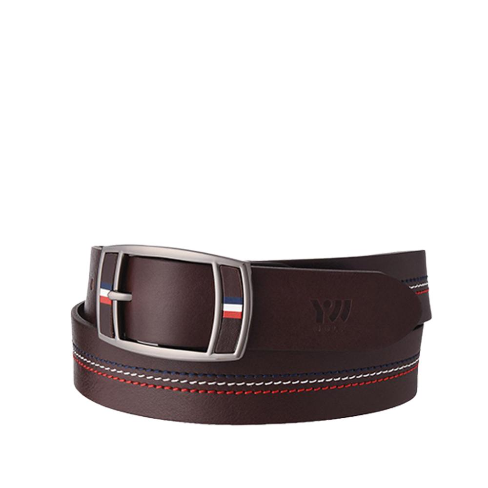 YEUNWOO Natural cowhide Color Stitch Golf BELT