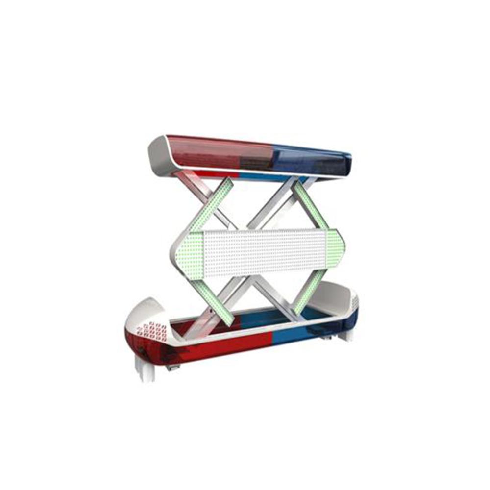 Integral lift warning lightbar