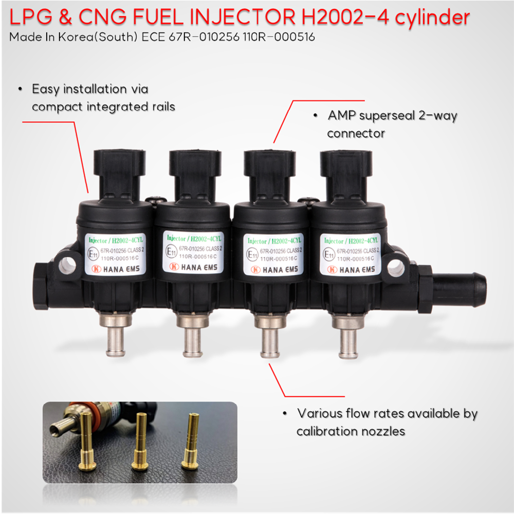 LPG CNG injector for passenger car (H2002)