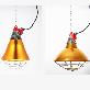 detail image2 JK HEAT PLUS JKBL210S / 300S Brooder Lamp Lamp Protector 10pcs Ued for Swine Farms (Gold, Large)