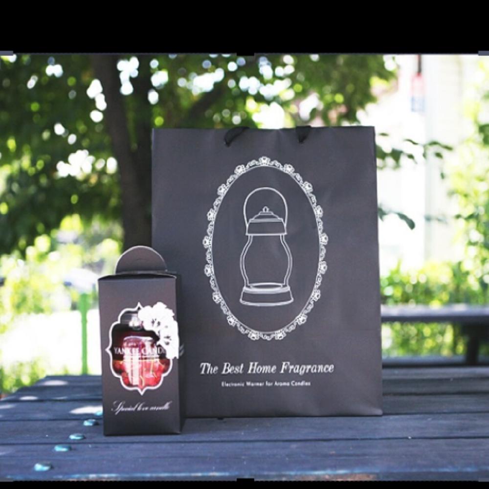 Aroma Candle Candle Lantern Lamp Candle Stand Candle Warmer (Scroll)/White Dial