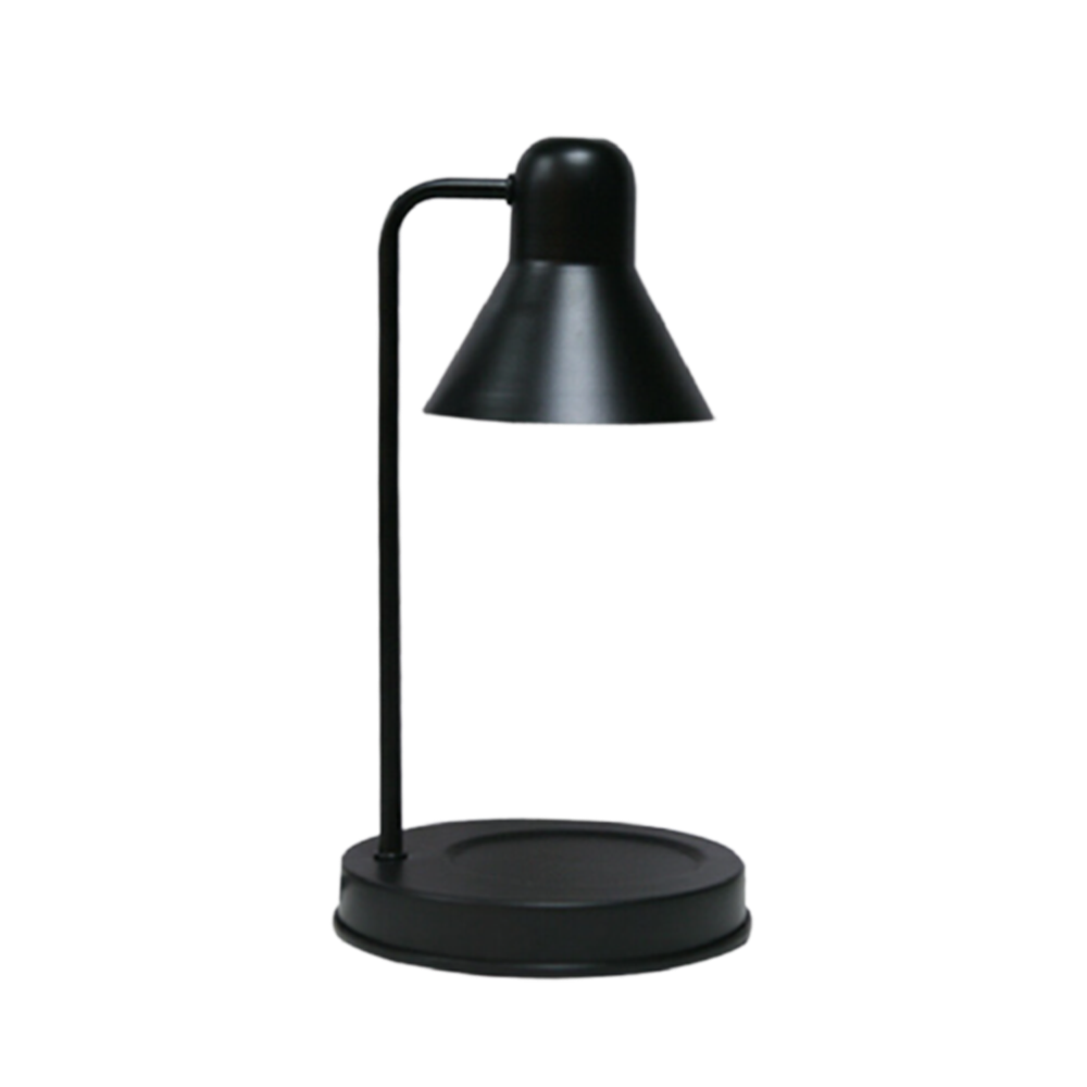 HyunPeople Aroma Candle Candle Lantern Lamp Candle Stand Candle Warmer (Mono) black timer