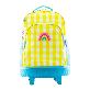 detail image1 oddbi Happy Check LED Trolley Bag-pink
