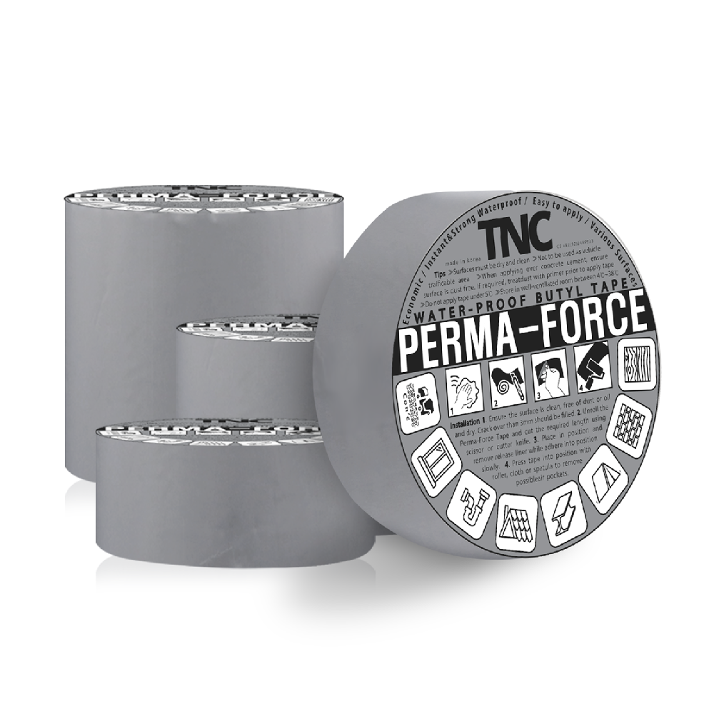 Butyl waterproof tape 7.5cm -Gray