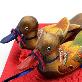 full image Craft Wooden Woodworking mandarin duck duck wild goose B