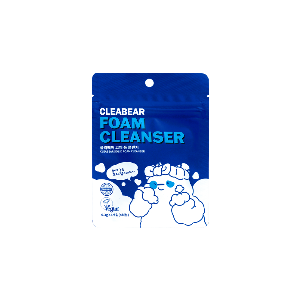 CLEABEAR SOLID FOAM CLEANSER
