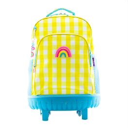 oddbi Happy Check LED Trolley Bag-yellow