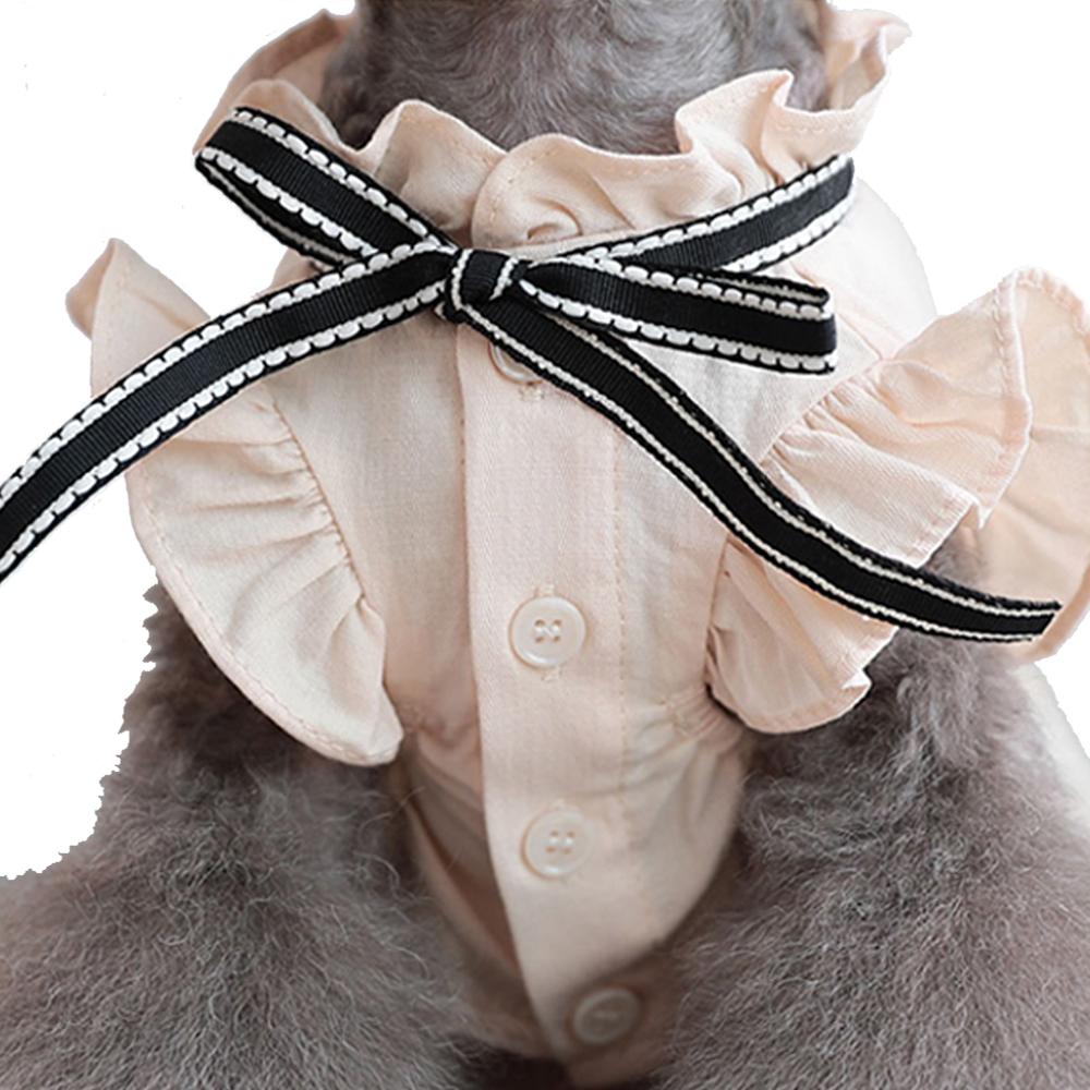 Tint Frill blouses (Apricot / L size)