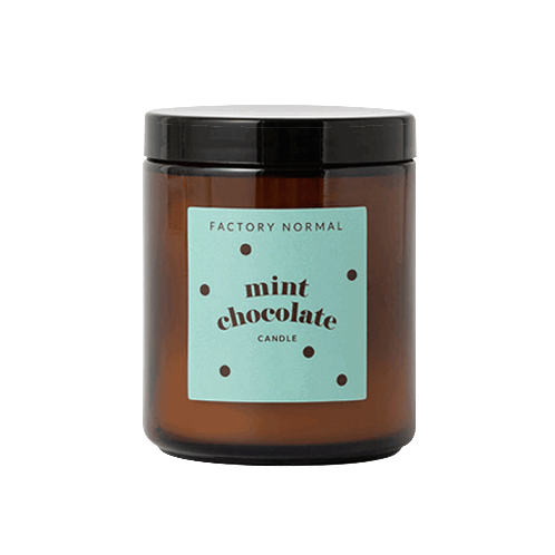 Amber Jar MInt Chocolate Candle (2 size)