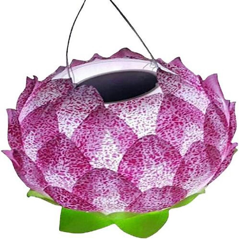 DAEWANG King Lotus Flower Light Lamp Solar Panel LED (5 Sets) Interior Home Decoration for Religious