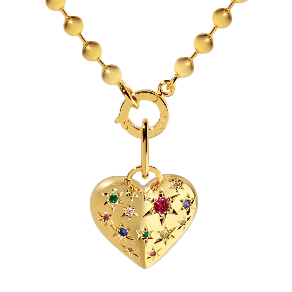 Big Multi Heart Necklace