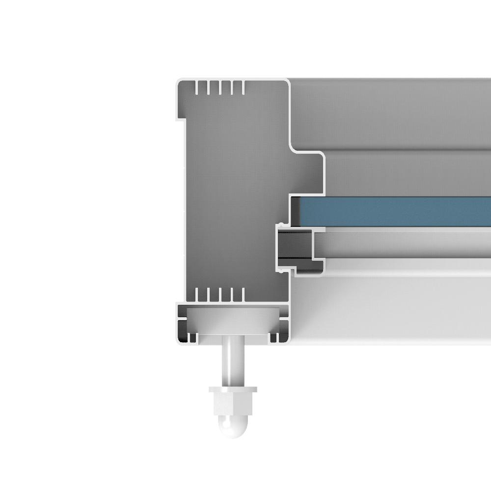 Front detachable multifunctional transparent panel