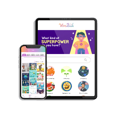 English e-book library VivaBook