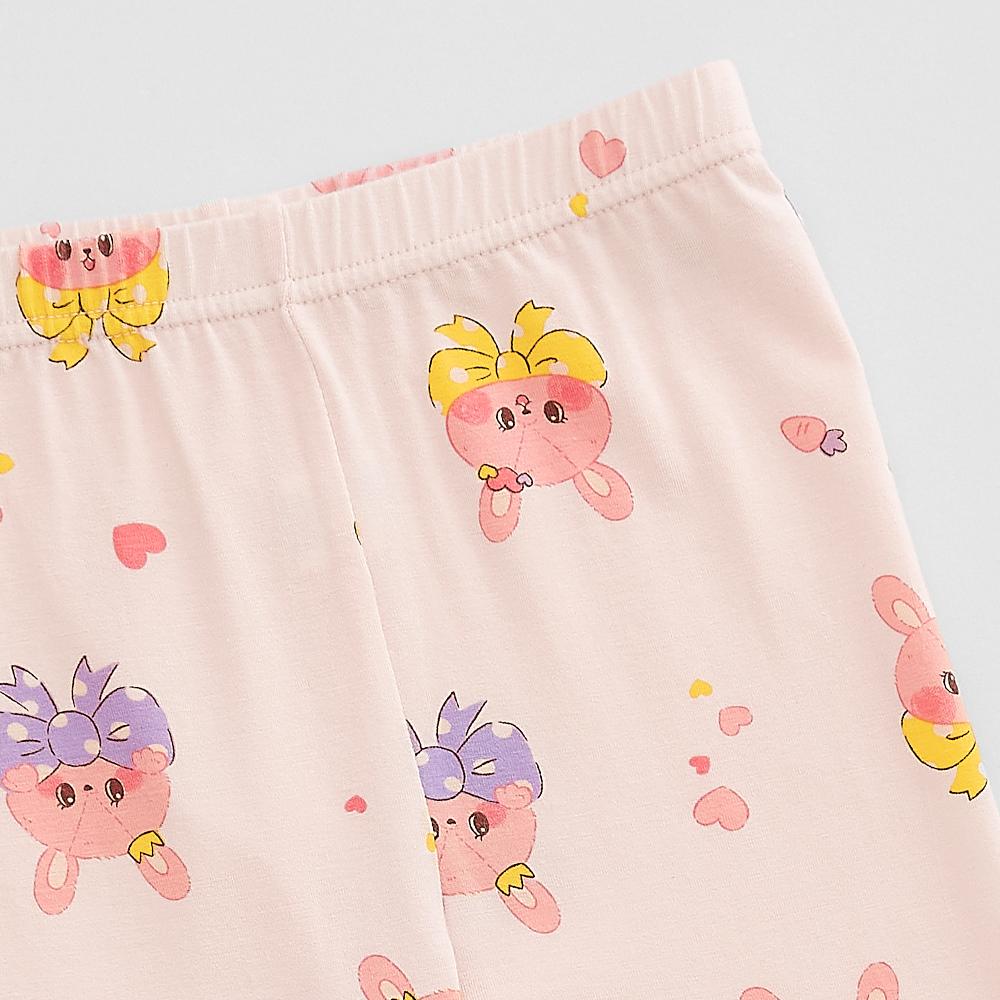 kids wear 40S 3/4 length modal <Ribbon bunny>