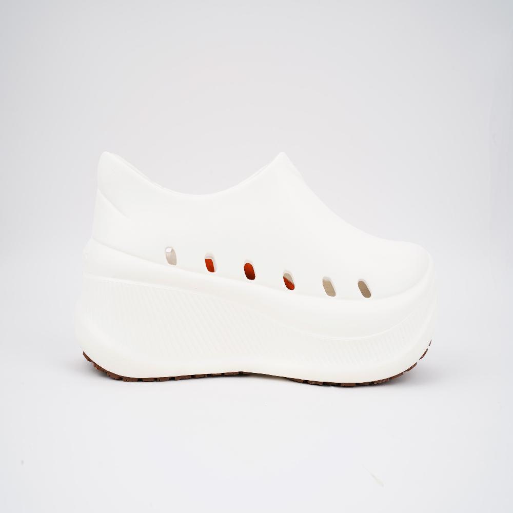 REVIVE wedge heel hospital white shoes