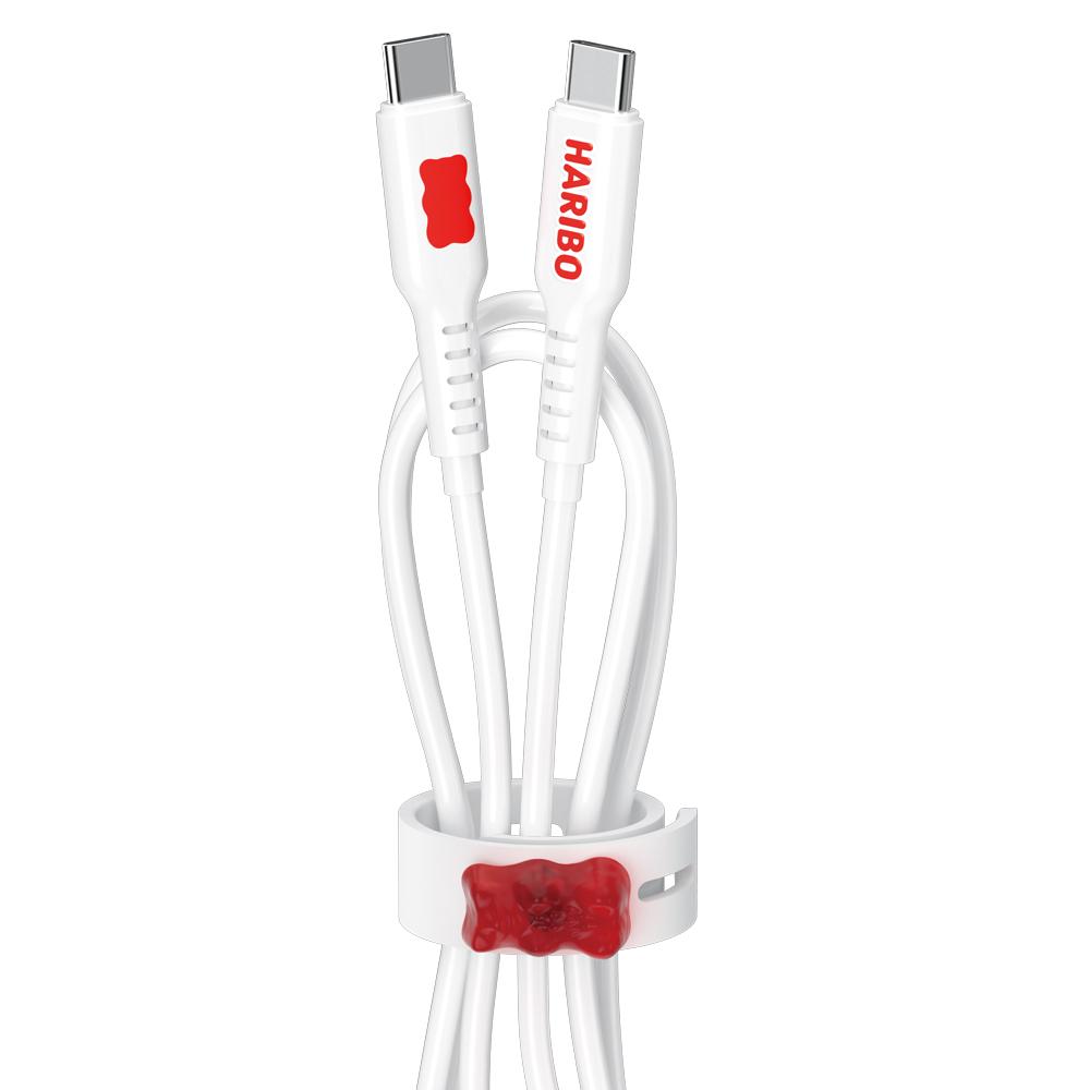 Haribo 60W Type-C Fast Charging Cable Turbo Charge High Speed Data Transfer 1.5m CtoC