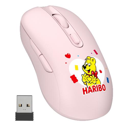 Haribo Wireless Bluetooth Mouse 3ch Versatile Multi Pairing 6 Button Auto Sleep Gaming Silent Mute