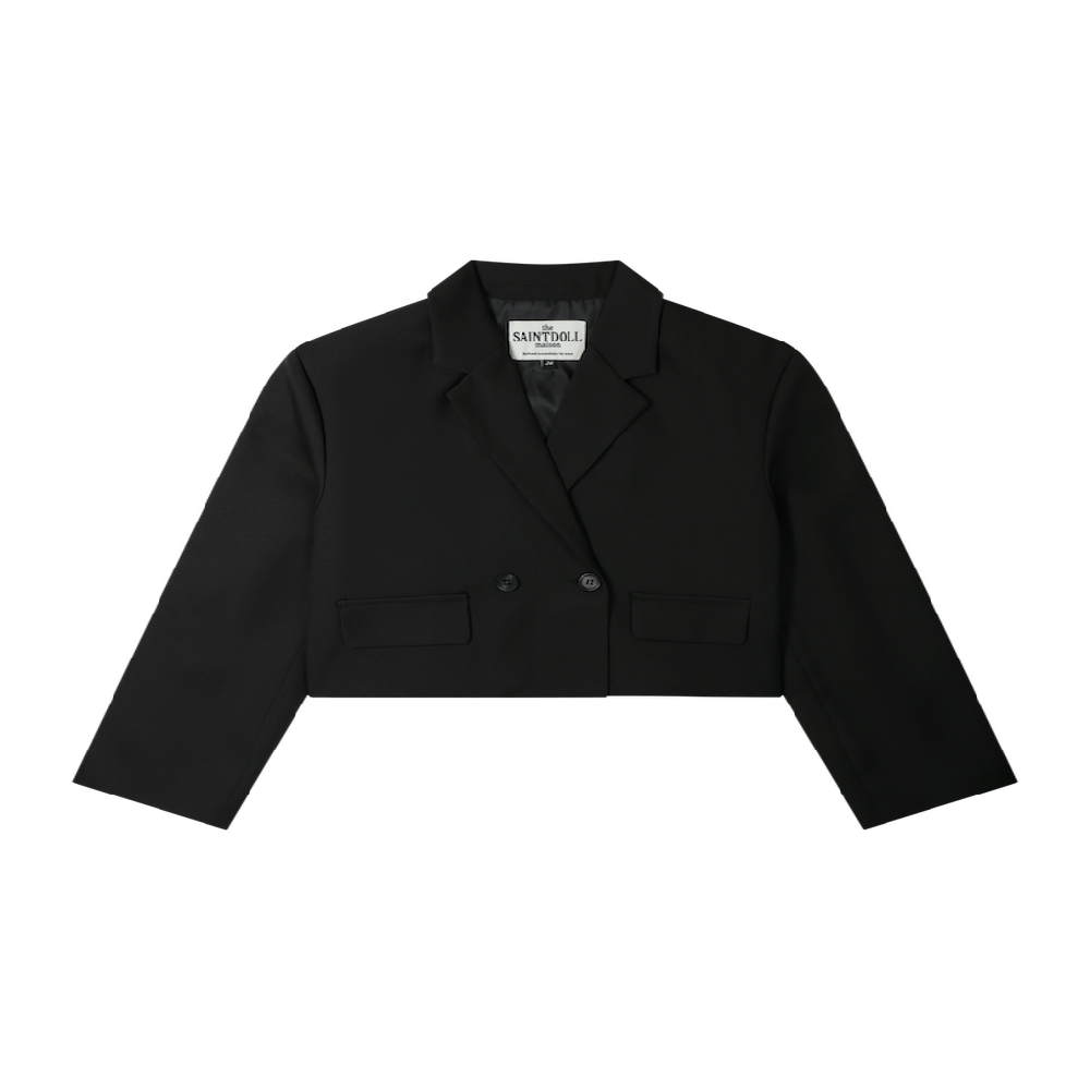 Saint Doll Children's Clothing Back Ribbon Short Jacket